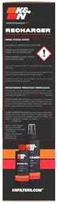 K&N Air Filter Cleaning Kit: Squeeze Bottle Filter Cleaner and Red Oil Kit; Restores Engine Air Filter Performance; Service Kit-99-5050