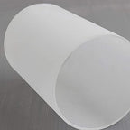 Frosted Glass Lamp Shade 2 Pack, Cylinder Glass Shade Replacement for Lighting Fixture Glass Globe with 1 5/8 Inch Fitter, G0035 - Field & Pure