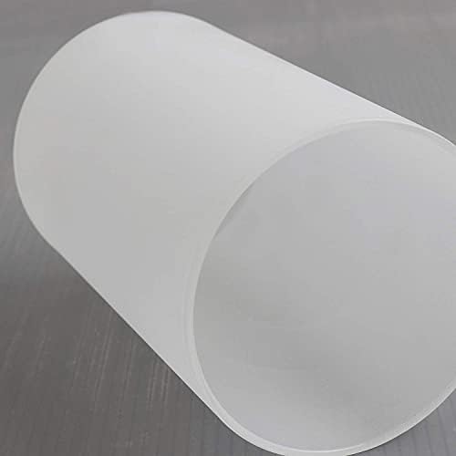 Frosted Glass Lamp Shade 2 Pack, Cylinder Glass Shade Replacement for Lighting Fixture Glass Globe with 1 5/8 Inch Fitter, G0035 - Field & Pure
