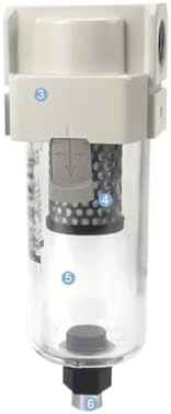 Vacuum Water Droplet Separator Vacuum Pipeline Filter Negative Pressure Filter Element AMJ AMJ3000-03B AMJ4000-04B-C(AMJ3000-03B-C)