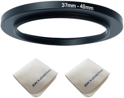 37mm Lens to 49mm Camera Lens Adapter 37mm to 49mm Step Up Ring