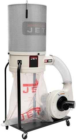 JET Vortex Cone Dust Collector with 2-Micron Canister Filter, 1-1/2 HP, 115/230V 1Ph (DC-1100VX-CK)