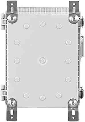 Waterproof Electrical Enclosure Box ip67 Outdoor Junction Box Plastic ABS and Project Box (Clear Cover,8.7"×6.7"x4.4"T)