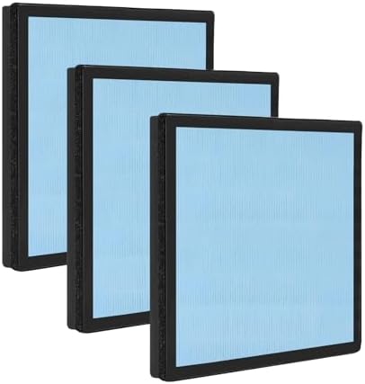 3 Pack HEPA 550 Filter, HEPA& Activated Carbon Filter Replacement