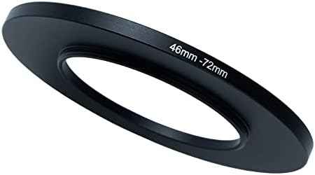 46mm to 72mm Step-Up Ring Filter Adapter for All Brands UV ND CPL Metal Ring Step-Up Rings Adapter Filter (46mm-72mm)