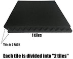 96 Pack Allxinlog Absorb the echo Acoustic Foam Panel Wedge Studio - Image 7