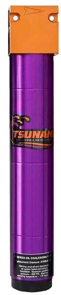 50 CFM, Tsunami 1/2" NPT Industrial Coalescing Oil Removing Filter, Removes Oil by Unknown