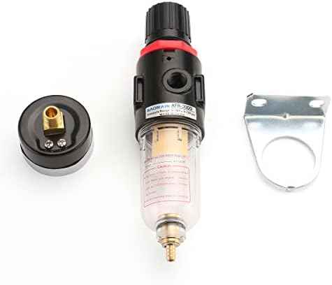 Baomain Pneumatic Filter Regulator AFR-2000 1/8"PT Air Treatment Unit w Pressure Gauge