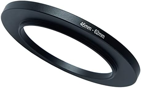 46mm to 62mm Step-Up Ring Filter Adapter for All Brands UV ND CPL Metal Ring Step-Up Rings Adapter Filter (46mm-62mm) - Field & Pure