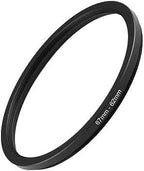 67mm to 62mm Step-up Adapter Rings Filter Adapter Black Metal Step Down Filter Ring Adapter Compatible with All Brand UV CPL ND Camera Lens Filter Stepping Rings (67mm-62mm)