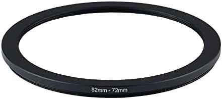 82mm to 72mm Step-Down Rings Filter Adapter for All Brands UV ND CPL Metal Step-Down Rings Adapter Filter