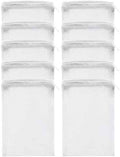 10 Pcs Aquarium Filter Media Bags - Reusable Mesh Bags (6" x 4") for Fish Tank Filters