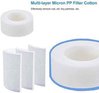 5 Pcs Sink Water Faucet Filter Cartridge Replacements,Sink Water Filter Faucet Water Filter, Removes Chlorine Fluoride Heavy Metals,Soften Hard Water