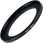 49mm to 62mm Step Up Ring Filter Adapter Black Metal Step up Adapter Rings Compatible with All Brand UV CPL ND Camera Lens Filter Step Down Ring (49mm-62mm)