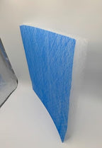 Paint Booth Exhaust Fiberglass Filter, Blue/White Paint Arrestor for
