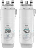 Dropology EDRARXD1 Refrigerator Water Filter Replacement, Compatible with Filter A, EDRARXD1B, W11569863, WHRARXD1 (2 Pack)