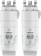 Dropology EDRARXD1 Refrigerator Water Filter Replacement, Compatible with Filter A, EDRARXD1B, W11569863, WHRARXD1 (2 Pack)