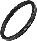 58mm to 52mm Step Up Ring Filter Adapter Black Metal Step up Adapter Rings Compatible with All Brand UV CPL ND Camera Lens Filter Step Down Ring (58mm-52mm)