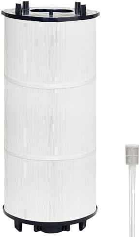 27002-0300S Pool Fliter Compatible with sta-rite PLM300 and System 2 Pool and Spa Cartridge Filter Modular Media, Replacement for sta-rite 27002-0300S DE Pool and Spa Filter,300 sq.ft
