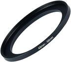 49mm to 58mm Step-up Adapter Rings Filter Adapter Black Metal Step Down Filter Ring Adapter Compatible with All Brand UV CPL ND Camera Lens Filter Stepping Rings (49mm-58mm) - Field & Pure