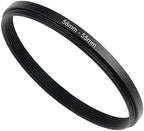 58mm to 55mm Step-Down Ring Filter Adapter,for All Brands UV ND CPL, Metal Ring Step-Down Rings Adapter Filter (58mm-55mm) - Field & Pure
