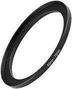 62mm to 72mm Step Up Ring Filter Adapter Black Metal Step up Adapter Rings Compatible with All Brand UV CPL ND Camera Lens Filter Step Down Ring (62mm-72mm)