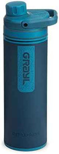 GRAYL UltraPress 16.9 oz Water Purifier & Filter Bottle, Forest Blue