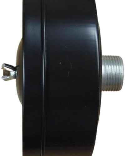 5" Air Compressor Intake Filter Silencer - 3/4" MPT Thread, Replaceable Paper Cartridge, Heavy-Duty Metal Housing (MAF004) - Reduce Noise & Protect Compressor from Dust
