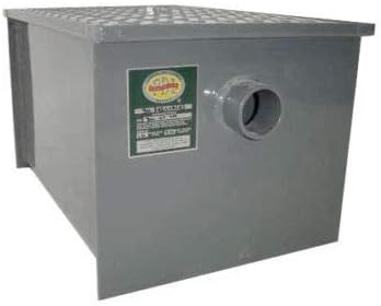 Commercial Carbon Steel Grease Trap Interceptor 50lb by ExpressKitchQuip