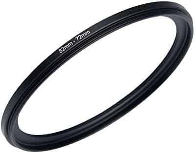 82mm to 72mm Step-Down Rings Filter Adapter for All Brands UV ND CPL Metal Step-Down Rings Adapter Filter
