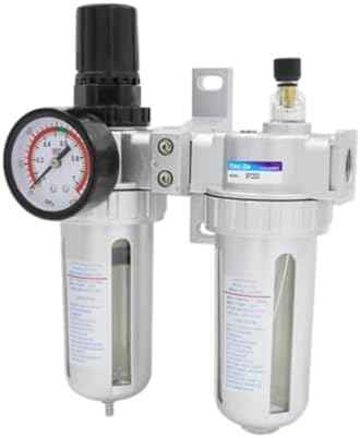 SFR200 Two-Piece SL Oil-Water Separation Gas Source Treatment air Filter Pressure regulating Valve SFC200/300/400(SFC400 Copper Filter Element)