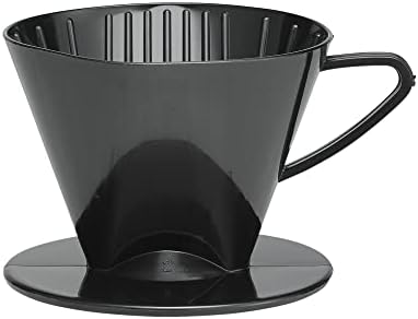 Fino Pour-Over Coffee Brewing Filter Cone, Number 2-Size, Black, Brews