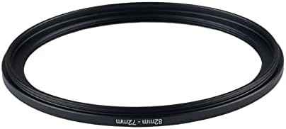 82mm to 72mm Step-Down Rings Filter Adapter for All Brands UV ND CPL Metal Step-Down Rings Adapter Filter