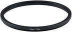82mm to 77mm Step-Down Rings Filter Adapter for All Brands UV ND CPL Metal Step-Down Rings Adapter Filter