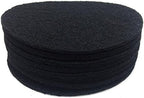 Becozofu 7.25 inch Kitchen Compost Bin Charcoal Filter Replacements, Compost Pail Replacement Carbon Filters, Round, Activated Charcoal, Set of 8 - Field & Pure