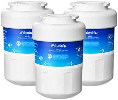 Waterdrop WD-F13 Refrigerator Water Filter Replacement for GE® MWF®, 3 Pack