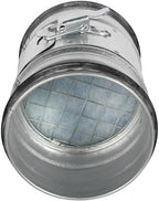 4" Inch Inline Round Duct Filter - G4 Class Filter with Mesh Screen
