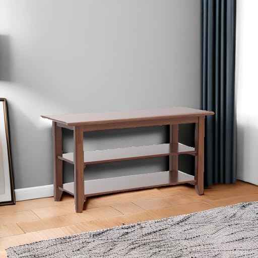 XKZG Storage Bench Wooden Shoe Rack Bench Rustic Solid Wood Entryway Bench