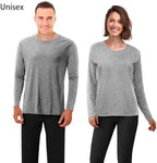 Unisex Post Shoulder Surgery Recovery Shirts - Full Tear Away Snap Long Sleeve Men Chemo Port Shirts for Men Women