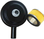 5" Air Compressor Intake Filter Silencer - 3/4" MPT Thread, Replaceable Paper Cartridge, Heavy-Duty Metal Housing (MAF004) - Reduce Noise & Protect Compressor from Dust