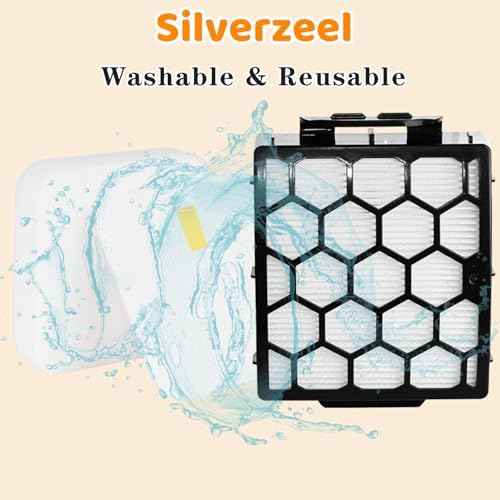 LA502 LA300 Replacement Filters for Shark Rotator Lift-Away ADV DuoClean PowerFins Upright Vacuum LA802 LA702 LA360 LA362 LA301 LA322 LA401 LA500 LA555 LA500WM, Replaces Part # XFFK320 & XHF320