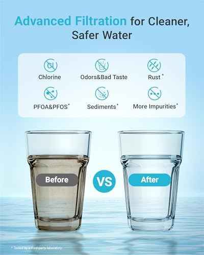 AQUACREST 7012333/7042803 Ice Maker Water Filter, 1 Pack