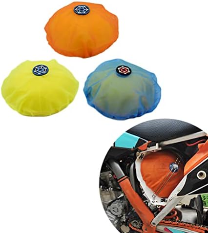 OTOM Universal Motorcycle Air Filter Dustproof Sand Cover Engine Cleaning Air Filter Wrap Fit for dirt bike (Blue)… - Field & Pure
