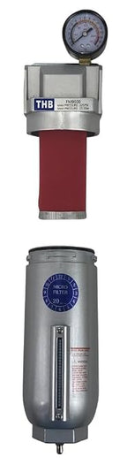 1" NPT Industrial Coalescing 0.01u Micron Filter Removes 99.98% of Oil - Image 3