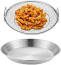 Kitchen Oil Filter Tray - Stainless Steel Mesh Filtering Basket With Tray | Oil Drain Rack | Oil Drip Filter For Frying Grilling Food | Air Fryer Accessories For Frying Grilling Food