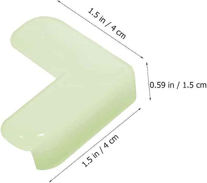 Luminous Corner Protectors for Baby Safety Transparent Table and Furniture Edge