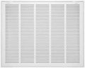 Howeall 25"W x 20"H [Duct Opening Size] Steel Return Air Filter Grille - Removable Face/Door for 1 inch Filters -HVAC Vent Cover Grill - White [Outer Dimensions: 27 5/8"W X 22 5/8"H]