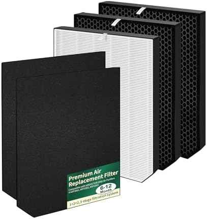 AD2000 Replacement Filter Compatible with AIRDOCTOR 2000 Air Purifiers, with 1 Filter, 2 Activated Carbon Filters and 2 Pre-Filters, Compare to Part# ADF2001, ADF2002, ADF2003