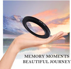 40.5-52mm Step-Up Ring Adapter, 40.5mm to 52mm Step Up Filter Ring for