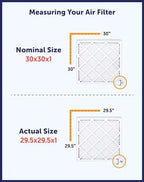 Filter King 5x22x1 Air Filter MERV 8, AC Furnace Filters (4-Pack) - Field & Pure
